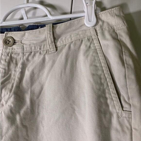 Eddie Bauer Size‎ 6 Cream Mercer Capri Pants - Picture 2 of 5